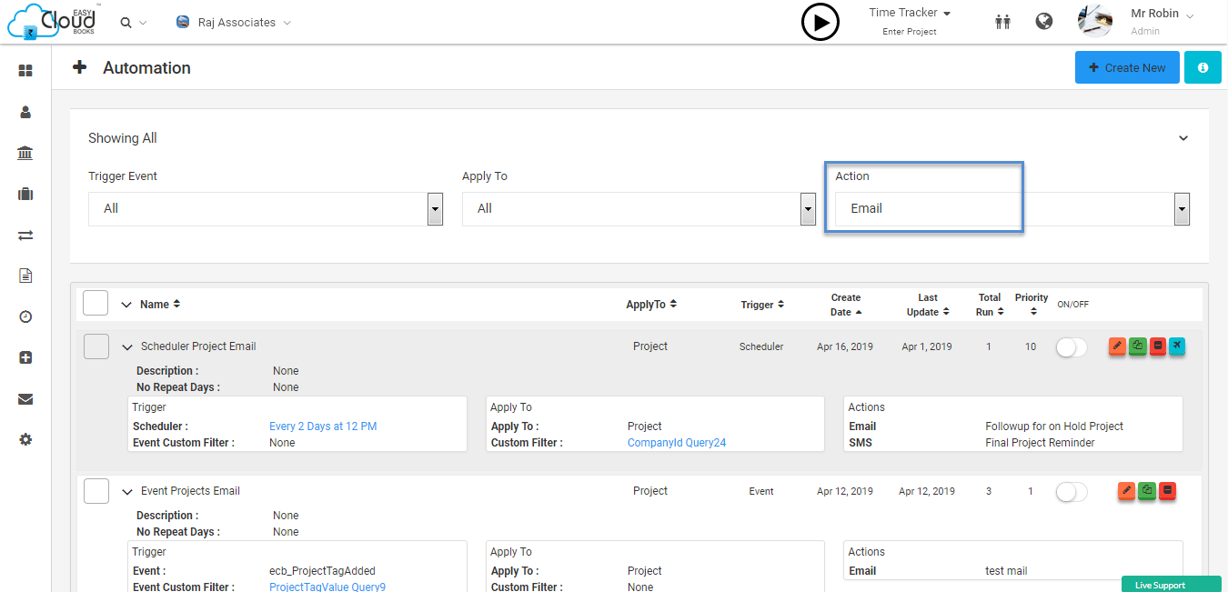 Share Automatic Reminders To Clients Through Emails & SMS