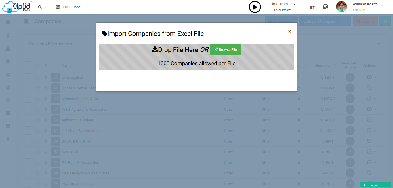Import Client Information